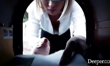 Deeper: Cuckold Natalia Starr Gets DP'd by Spouse Domina