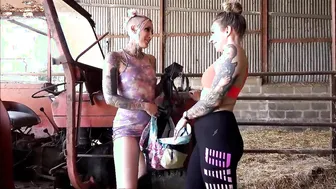 Ava Austen and Angel Long Have a Steamy Barn Romp