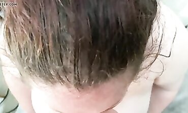 British Amateur BBW Swingers Meet for POV Blowjob and Cumshot