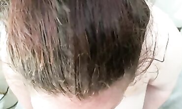 British Amateur BBW Swingers Meet for POV Blowjob and Cumshot