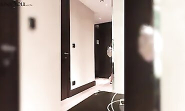 Hot Babe Masturbates After Business Encounter
