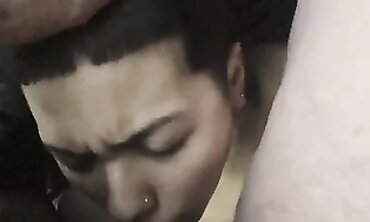 Latina Servant Deep Throats and Takes Anal Pleasure