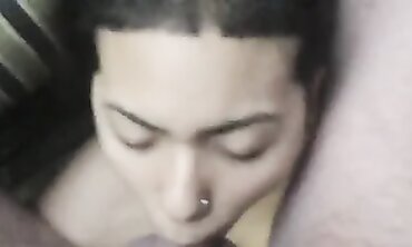 Latina Servant Deep Throats and Takes Anal Pleasure