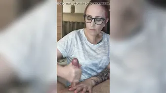 British BBW MILF Gets Early Morning Handjob