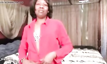 African Granny After A Raunchy Day At Work