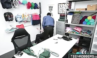 Petite Emma Starletto Gets Rough POV Punishment by Officer for Shoplifting