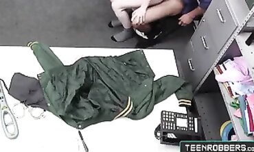 Petite Emma Starletto Gets Rough POV Punishment by Officer for Shoplifting