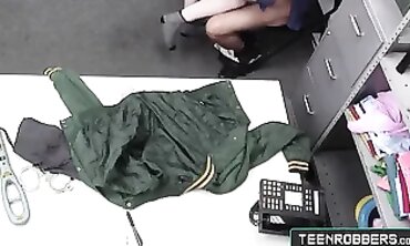 Petite Emma Starletto Gets Rough POV Punishment by Officer for Shoplifting