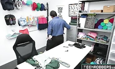 Petite Emma Starletto Gets Rough POV Punishment by Officer for Shoplifting