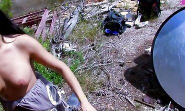 Outdoors, Shaved Pussy, Facial Cumshot, One on One, Natural Tits, Fresh Faces, 18+, Tattooes/Piercings, Big Boobs 2