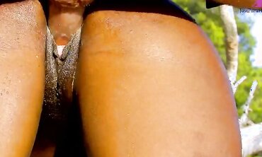 Fresh Faces, Outdoors, Natural Tits, Facial Cumshot, Interracial, Shaved Pussy, 18+, One on One