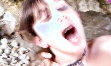 Outdoors, Fresh Faces, Squirting, Natural Tits, 18+, One on One, Shaved Pussy