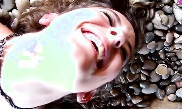 Outdoors, Fresh Faces, Squirting, Natural Tits, 18+, One on One, Shaved Pussy