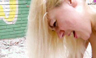 One on One, Fresh Faces, 18+, Natural Tits, Small Boobs, Outdoors, Shaved Pussy, Facial Cumshot