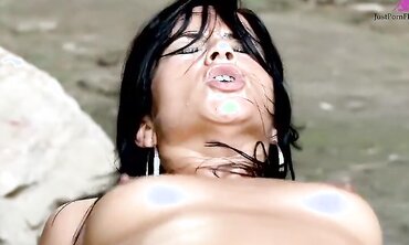 Fresh Faces, One on One, Natural Tits, Facial Cumshot, Taboo, Outdoors
