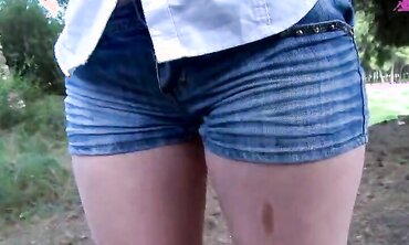 Shaved Pussy, Outdoors, Fresh Faces, One on One, Natural Tits, Facial Cumshot