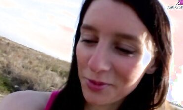 18+, Fresh Faces, Outdoors, Natural Tits, Facial Cumshot, One on One, Shaved Pussy