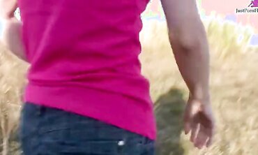 18+, Fresh Faces, Outdoors, Natural Tits, Facial Cumshot, One on One, Shaved Pussy