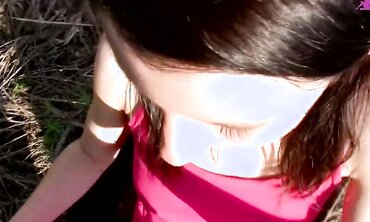 18+, Fresh Faces, Outdoors, Natural Tits, Facial Cumshot, One on One, Shaved Pussy