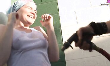Ariel Stoman And Daisy Layne Have Fun After The Car Wash