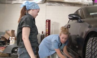 Ariel Stoman And Daisy Layne Have Fun After The Car Wash
