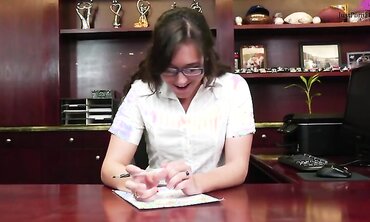 Sinn Sage And Taliah Mac Get It On At The Law Office.