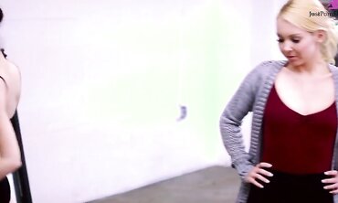 Ashley Stone And Jenna J Ross Get It On After Dance Practice