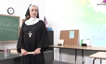 Rebecca Bardot Disciplines Her Lesbian Student Brandi Blunt
