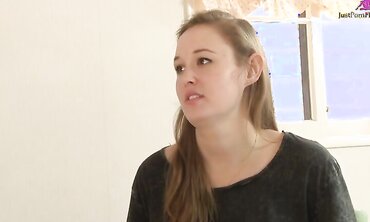 Large Breasted Blonde MILF Stimulates Read Headed Tarts Clit