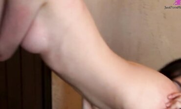 Brunette Lesbians Have Sex Out By The Barn