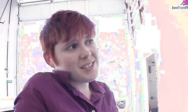 Kara Price And Lily Cade Fuck Each Other At The Mechanic's Garage.