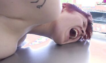 Kara Price And Lily Cade Fuck Each Other At The Mechanic's Garage.