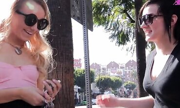 Nikki Hearts Lets Carmen Callaway Strapon Fuck Her