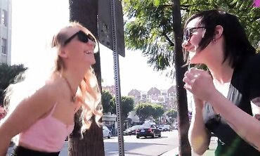 Nikki Hearts Lets Carmen Callaway Strapon Fuck Her