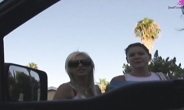 Christine Has A Threesome Sex Scene With Another Girl And Rides The Dick