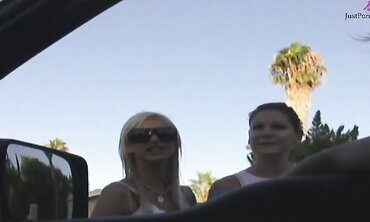 Christine Has A Threesome Sex Scene With Another Girl And Rides The Dick