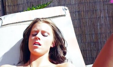Whitney Westgate And Victoria Lynn Lez Out On The Patio