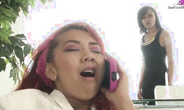 Horny Asian And Latina Use Toys To Climax Simultaneously