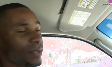 Black Man Picks up Blonde and Gives Her Cock