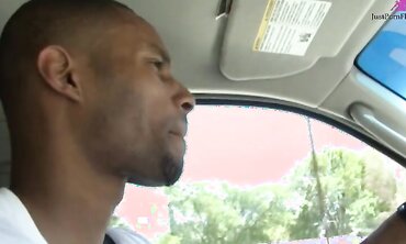 Black Man Picks up Blonde and Gives Her Cock