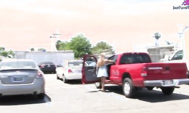 Black Man Picks up Blonde and Gives Her Cock