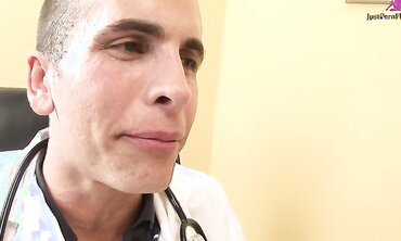 One on One, Patient/Doctor, Shaved Pussy, Natural Tits