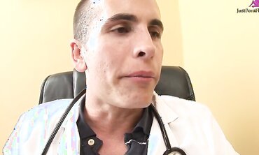 One on One, Patient/Doctor, Shaved Pussy, Natural Tits