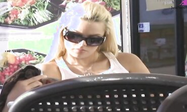 Starla Looks Up At The Camera While Sucking On A Dick And Being Boned