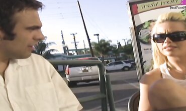 Starla Looks Up At The Camera While Sucking On A Dick And Being Boned