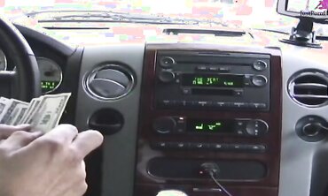 Starla Looks Up At The Camera While Sucking On A Dick And Being Boned