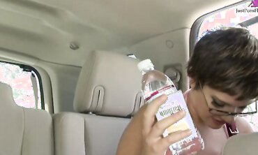 Haileey James Is A Short Haired Brunette Wearing Glasses That Loves Cock
