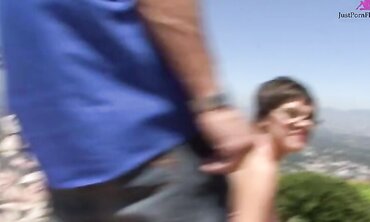 Haileey James Is A Short Haired Brunette Wearing Glasses That Loves Cock