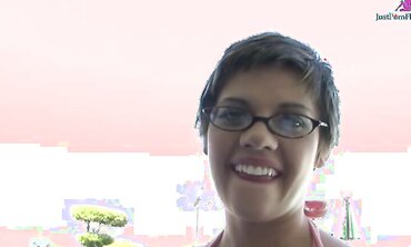Haileey James Is A Short Haired Brunette Wearing Glasses That Loves Cock