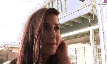 Skinny Teen Gets Her Shaved Pussy Fucked
